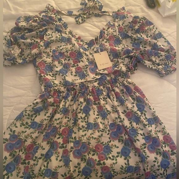 WRAP MINI DRESS - Picture 4 of 6